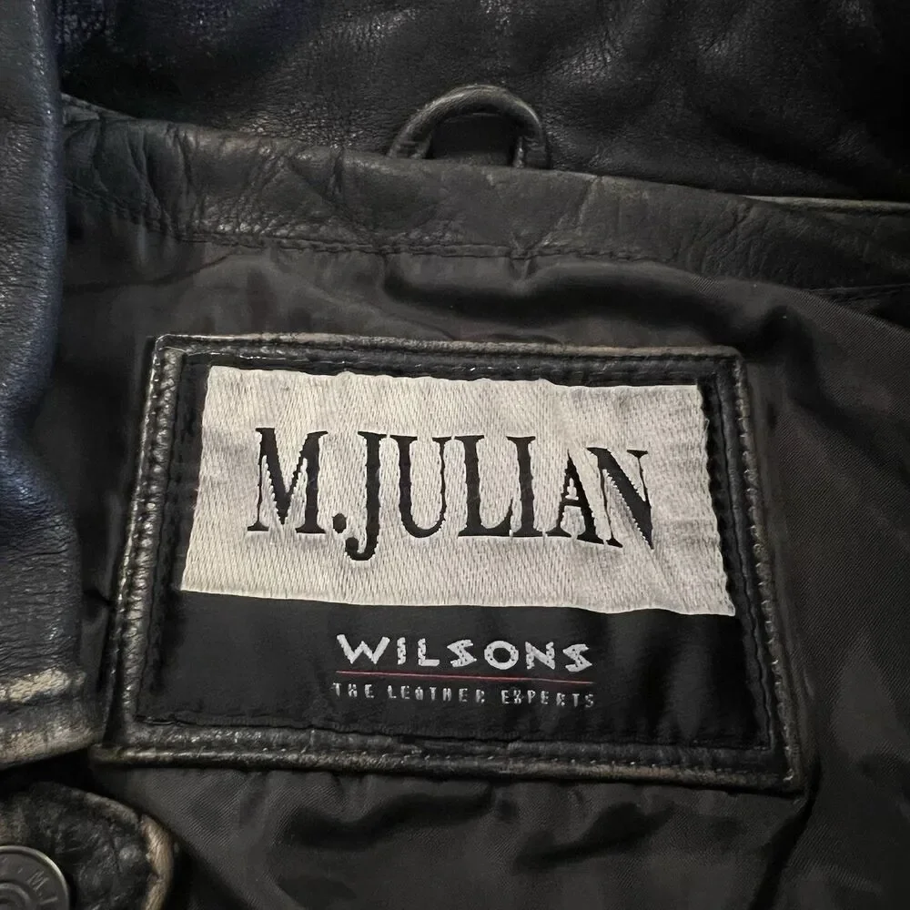 Wilson’s Leather M Julian Men’s Jacket Distressed Supernatural Size Large - Picture 9 of 16
